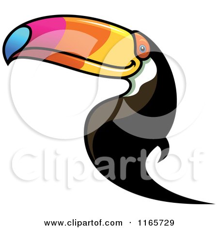 450x470 Clipart Of A Toucan Bird