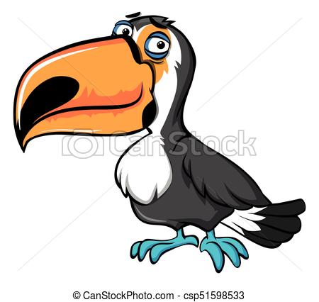 450x426 Toucan Bird With Sad Face Illustration Vectors
