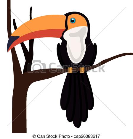 449x470 Toucan Design, Vector Illustration Vector Clip Art