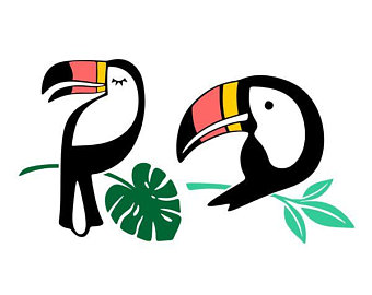 340x270 Toucan Stamp Etsy