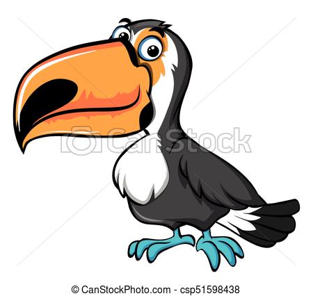 450x426 Cute Toucan Bird On White Background Illustration Vectors