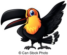 234x194 Cartoon Toucan Bird Isolated On White Background Eps Vector