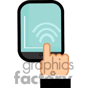 300x300 Clip Art Of A Ipad Touch Clipart Panda
