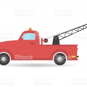 300x300 Stock Illustration Tow Truck Line Vector Icon Createmepink