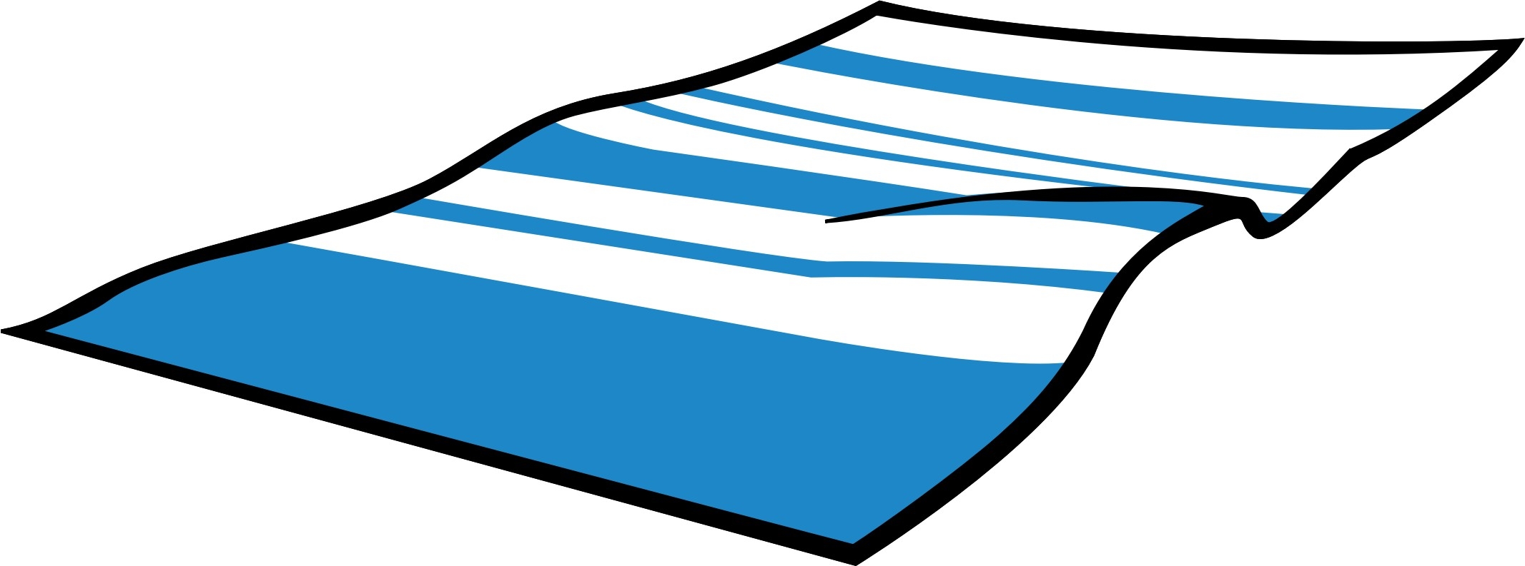 2133x793 Beach Towel Clipart