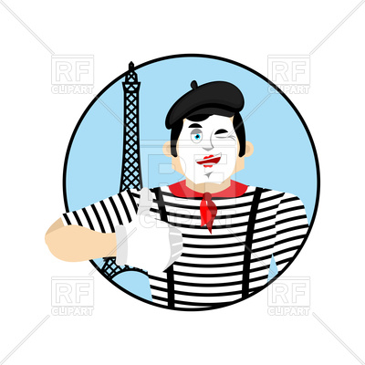 400x400 Mime Winks And Thumb Up