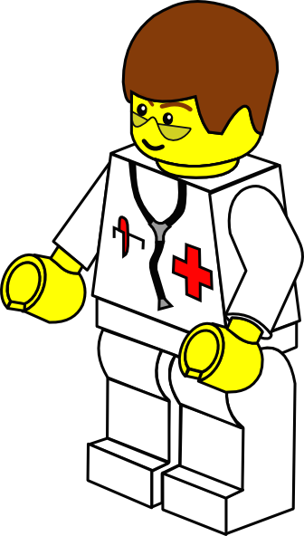 336x592 Pitr Lego Town Doctor Clip Art Free Vector 4vector