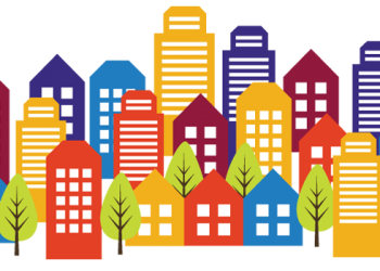 350x250 Town Clipart Transparent