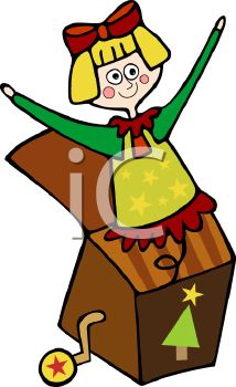 214x350 Royalty Free Clipart Image Cartoon Jill In The Box Toy