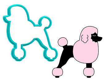 340x270 Poodle Cookie Cutter Etsy