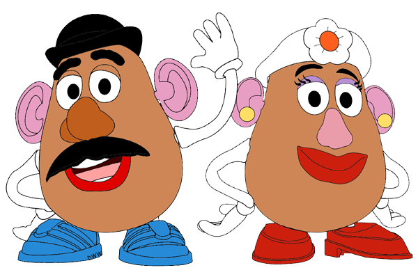 600x388 Potatoe Head Parts Clipart Collection