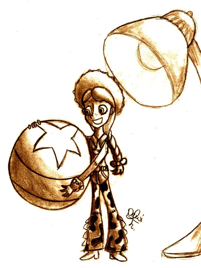 776x1030 Toy Story Jessie Sketch By Thesketchfox