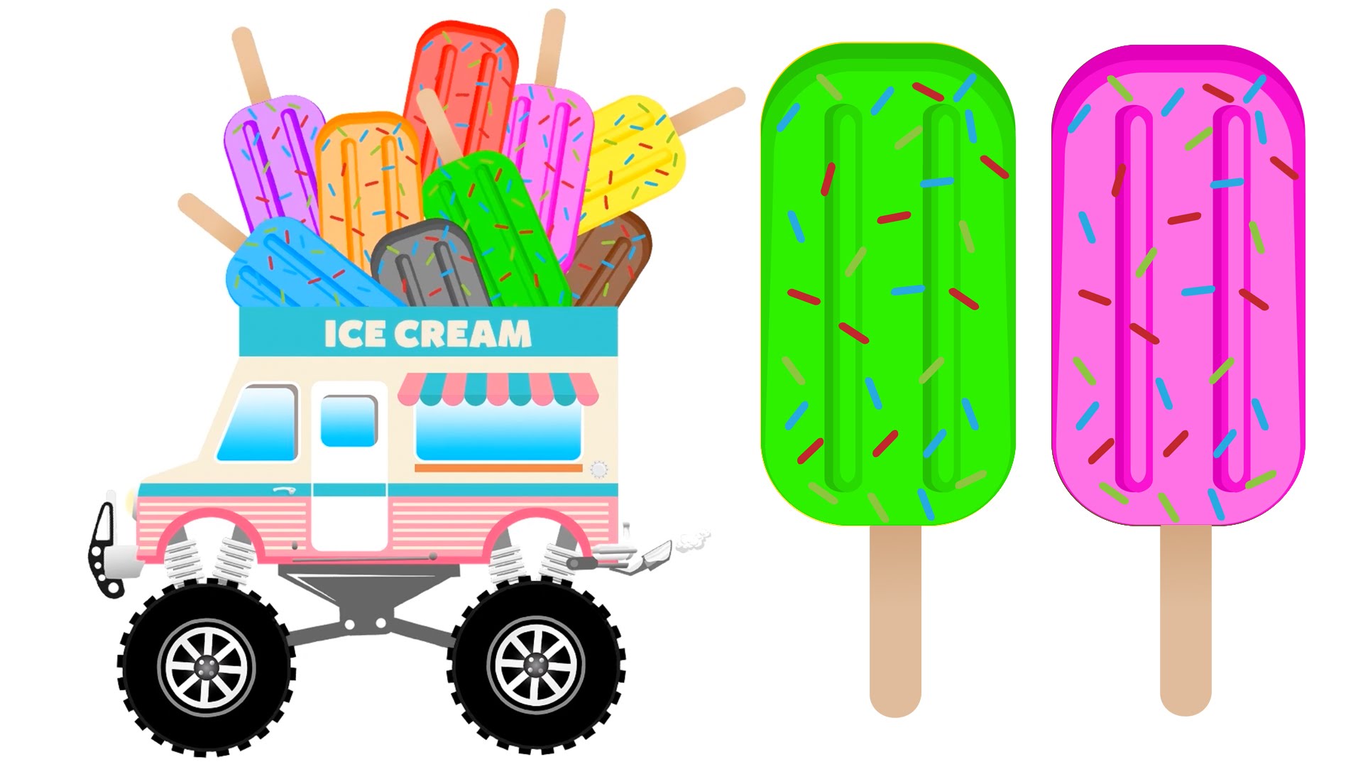 1920x1080 Popsicle Clipart Truck