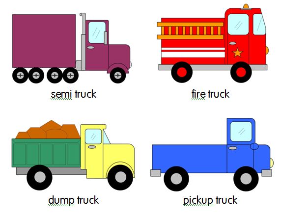 572x444 Truck Template Printable