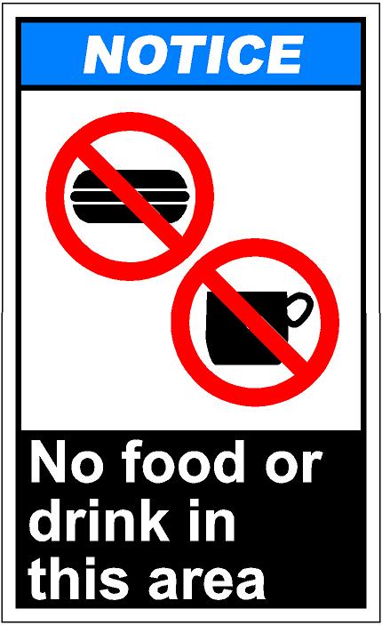 430x703 No Food Or Drink Clipart