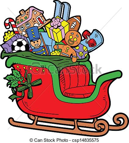 423x470 Sleigh Clip Art