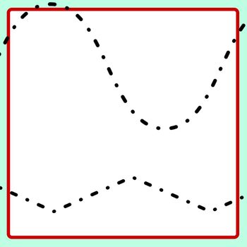 350x350 Dash Dot Pattern Tracing Lines Clip Art Set For Commercial Use Tpt