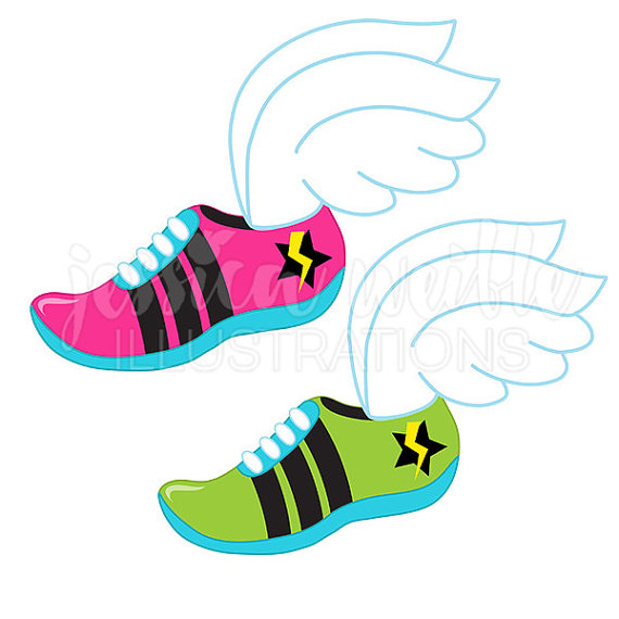 570x570 Track Logo Cute Digital Clipart, Runner Clip Art, Running Graphics