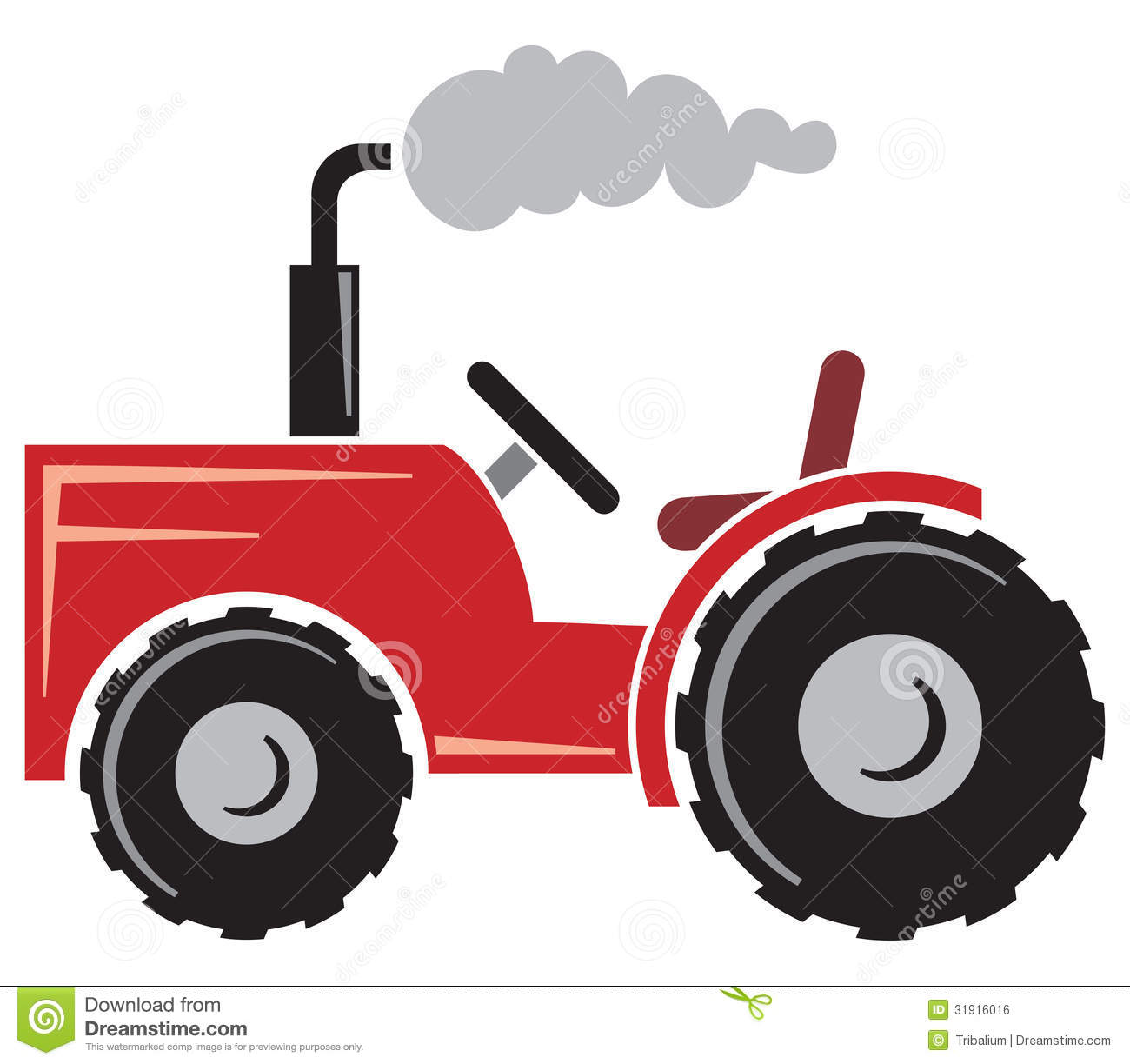 1300x1224 Red Tractor Free Clipart
