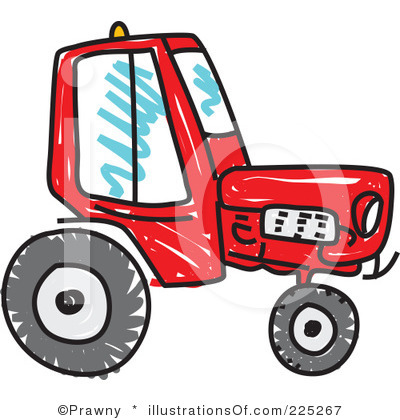 400x420 Case Ih Tractor Clipart