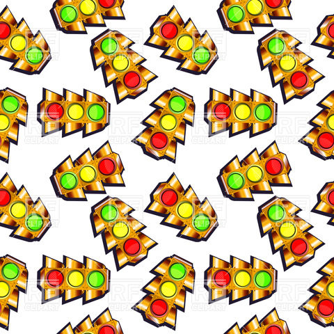 480x480 Traffic Lights Seamless Background Royalty Free Vector Clip Art