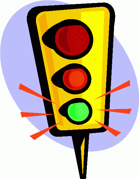 456x588 Traffic Light Go Clipart
