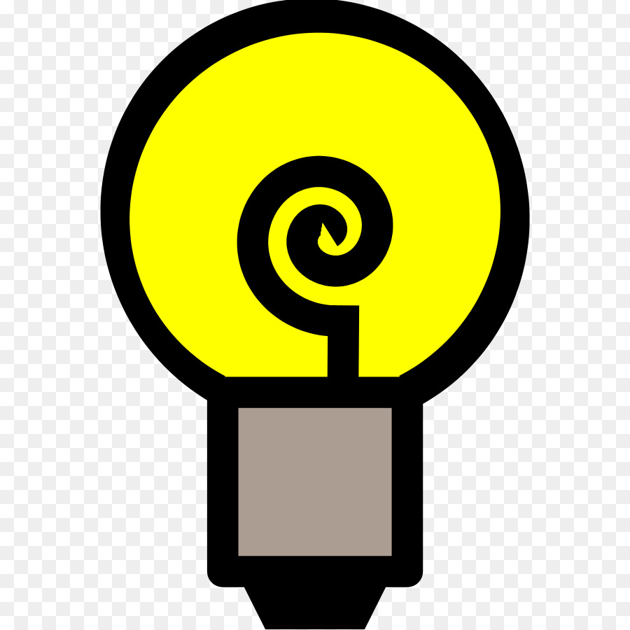 900x900 Incandescent Light Bulb Electric Light Lamp Clip Art