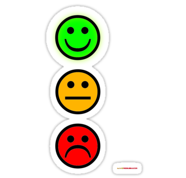 375x360 Smiley Traffic Lights