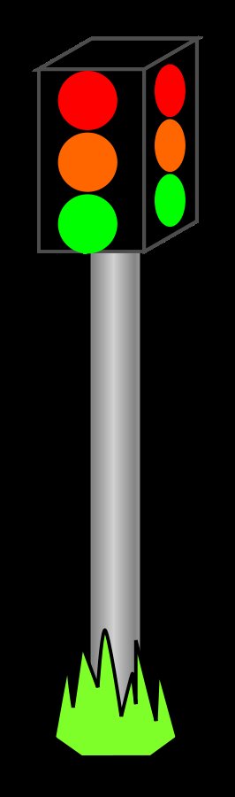 266x900 Traffic Light Road Clipart. Latest Policeman With Traffic Lights