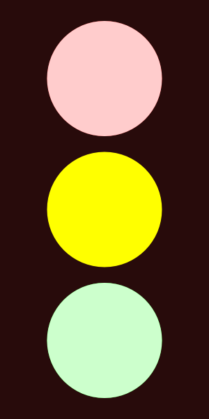 300x600 Traffic Light Clipart Yellow
