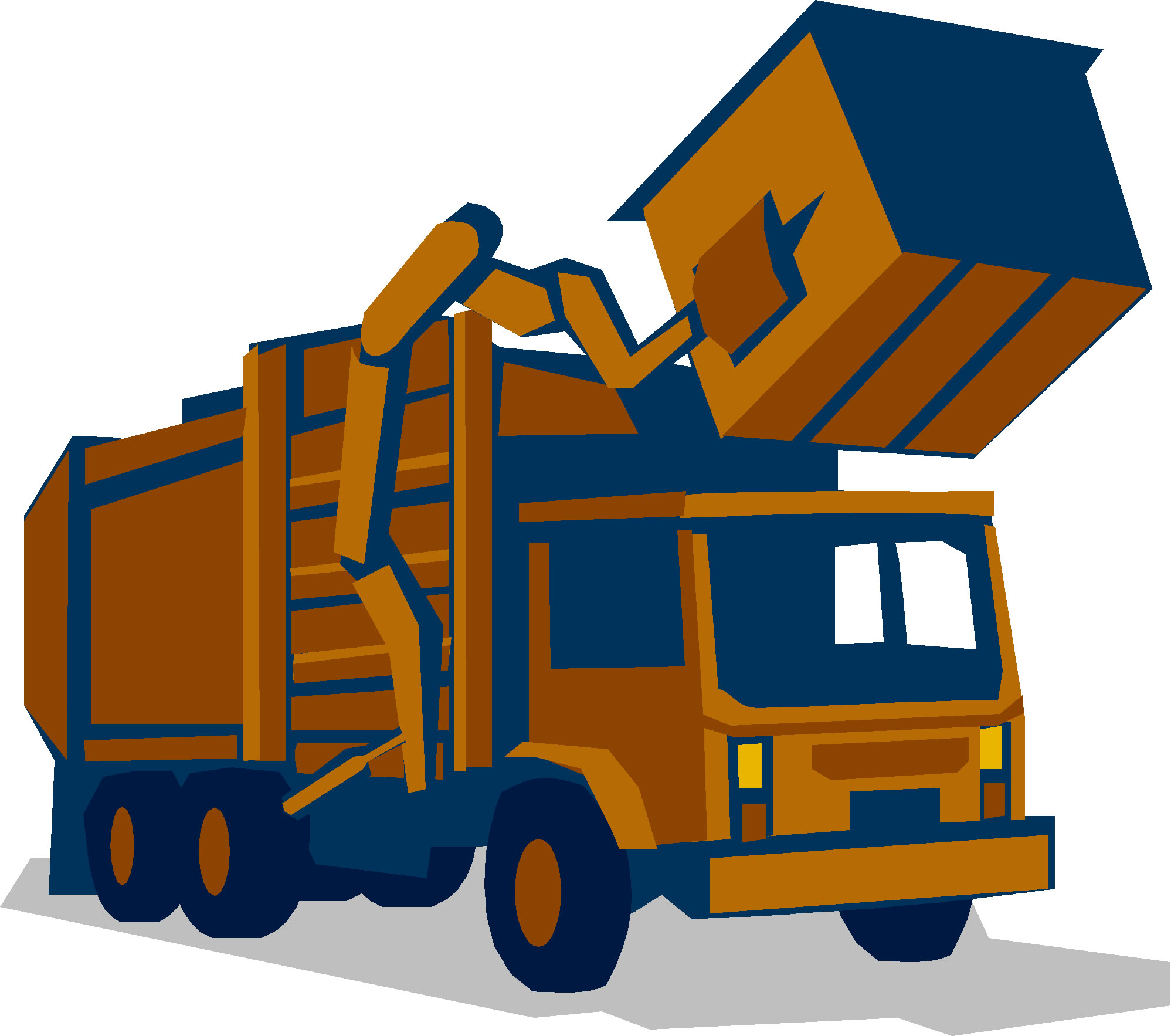 1997x1766 Garbage Trucks Clip Art