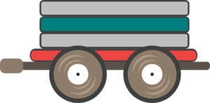 299x147 Loco Train Car Clip Art