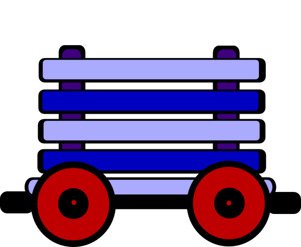 600x493 Loco Train Carriage Yellow Clip Art