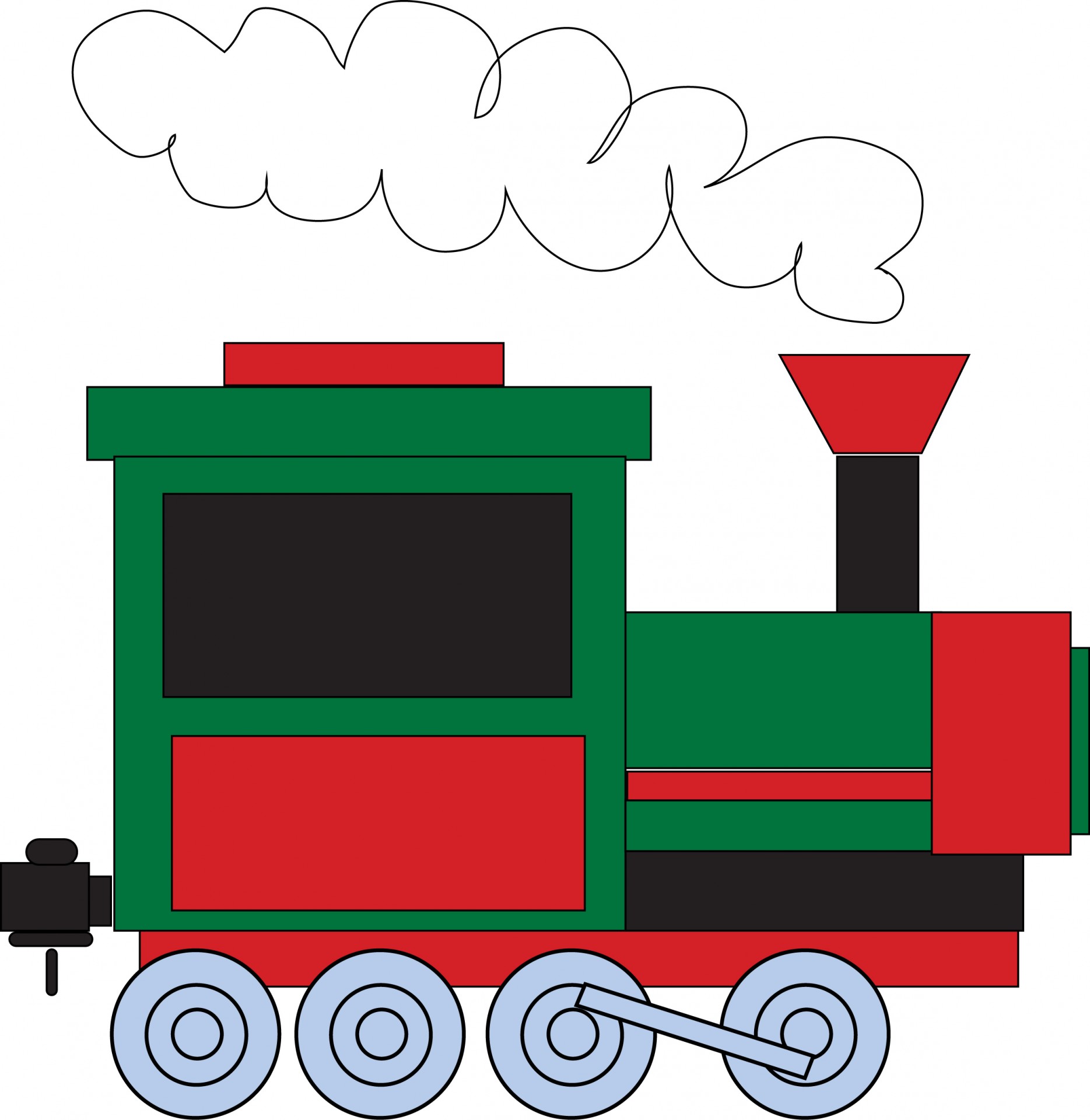 1869x1920 Train Clipart Free Stock Photo