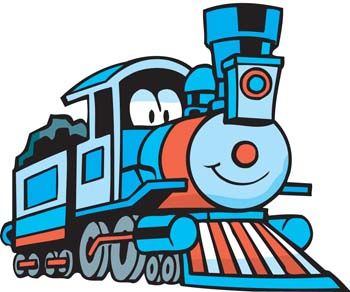 350x292 Beautiful Cartoon Train