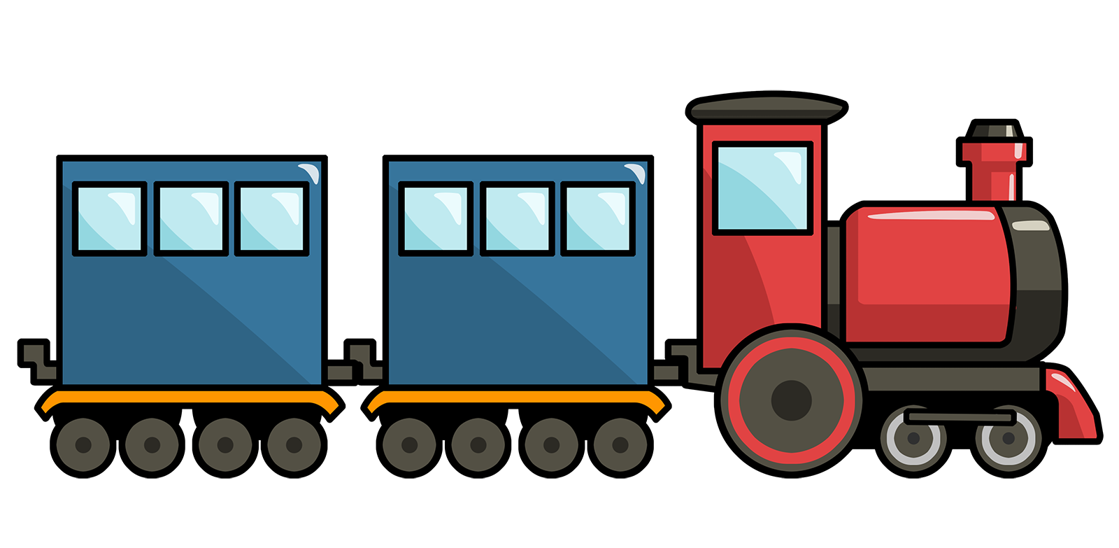 1600x783 Clipart Of Train
