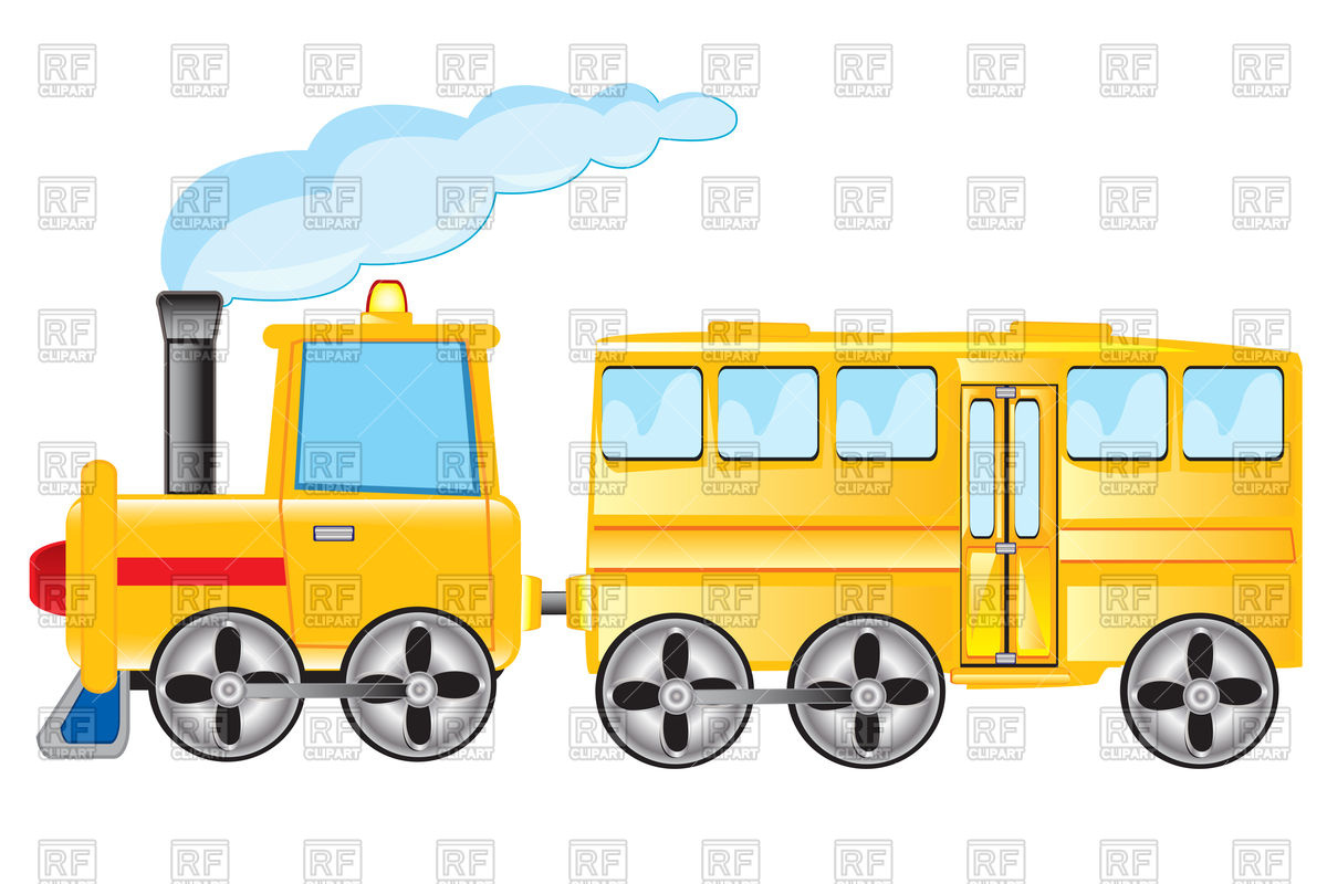1200x800 Yellow Train Royalty Free Vector Clip Art Image