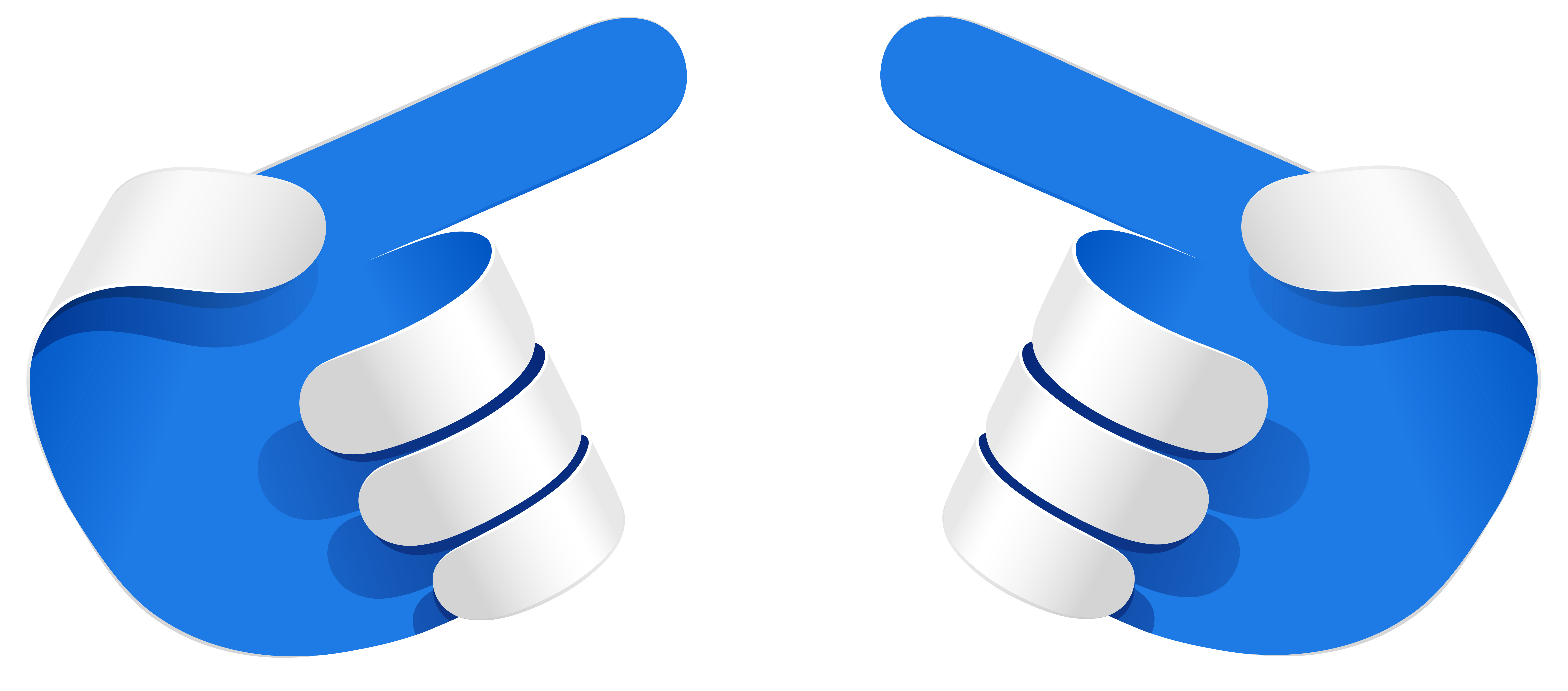 7108x3136 Blue Hands Arrows Transparent Png Clip Art Imageu200b Gallery