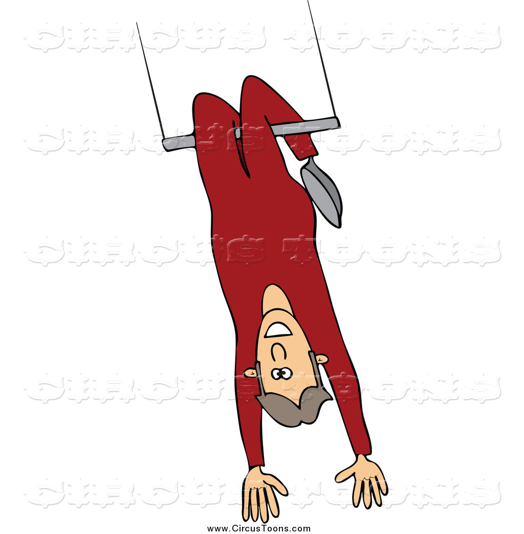 1024x1044 Circus Clipart Of A Man Swinging On A Trapeze By Djart