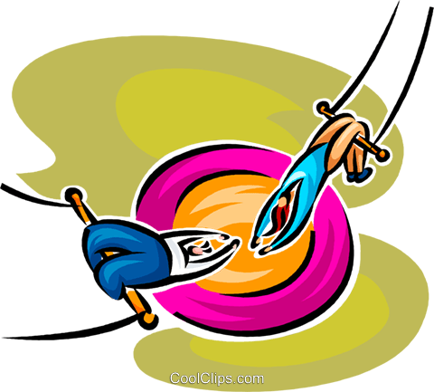 480x433 Trapeze Artist Royalty Free Vector Clip Art Illustration Vc062607