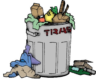 320x270 Messy Trash Can Clipart Collection