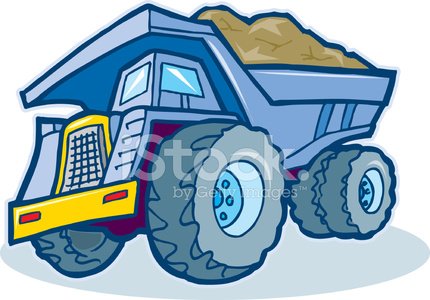 430x300 Dump Truck Construction Vehicle Cartoon Premium Clipart