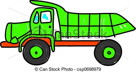 450x240 Green Clipart Dump Truck