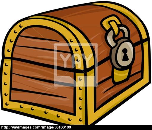 512x439 Treasure Chest Clip Art Cartoon Illustration Vector
