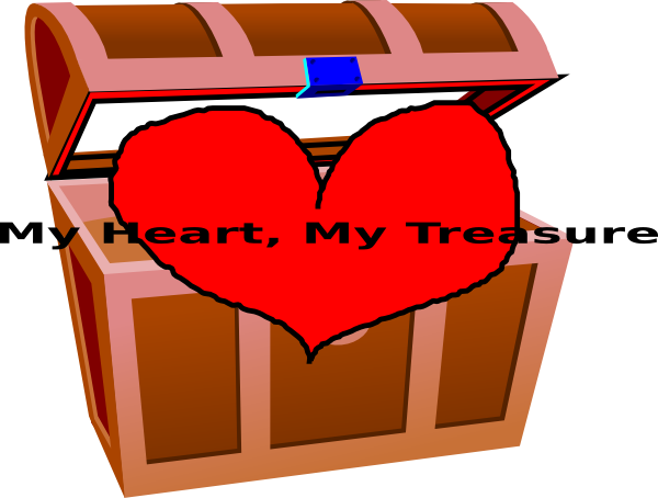 600x454 My Heart My Treasure Clip Art