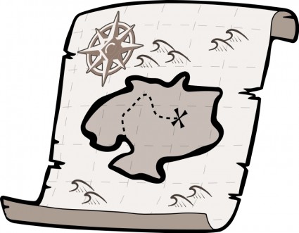 425x331 Treasure Map Clip Art Download