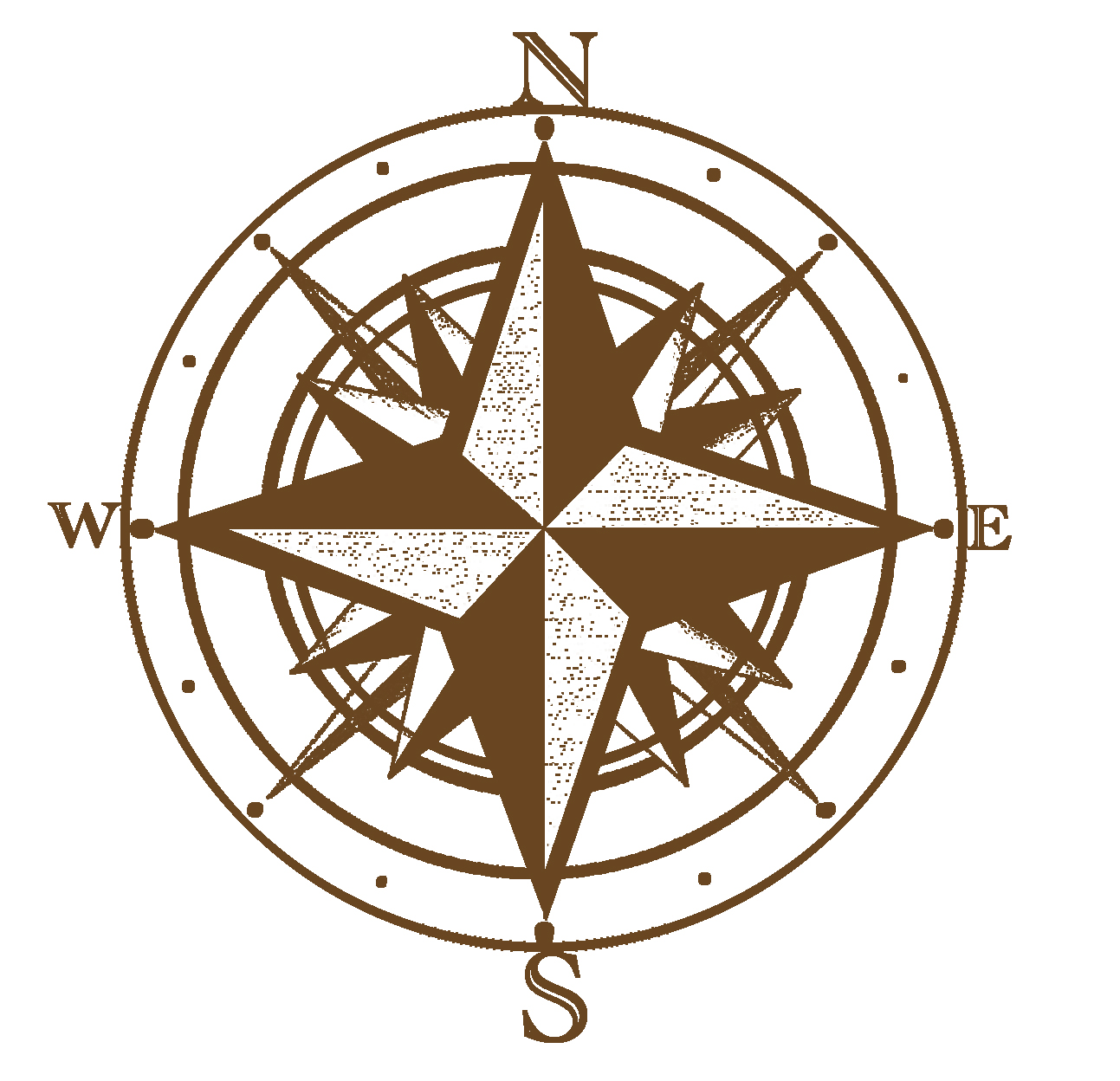 1293x1248 Vintagw Map Compass Clipart