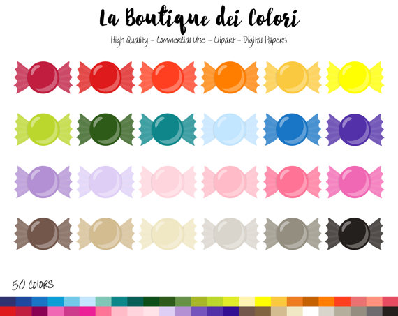 570x453 50 Rainbow Candy Clip Art, Colorful Digital Graphics Png, Sweets