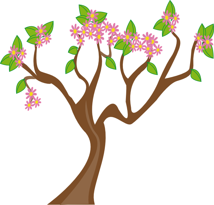 700x671 Plant Clipart Flowers And Tree