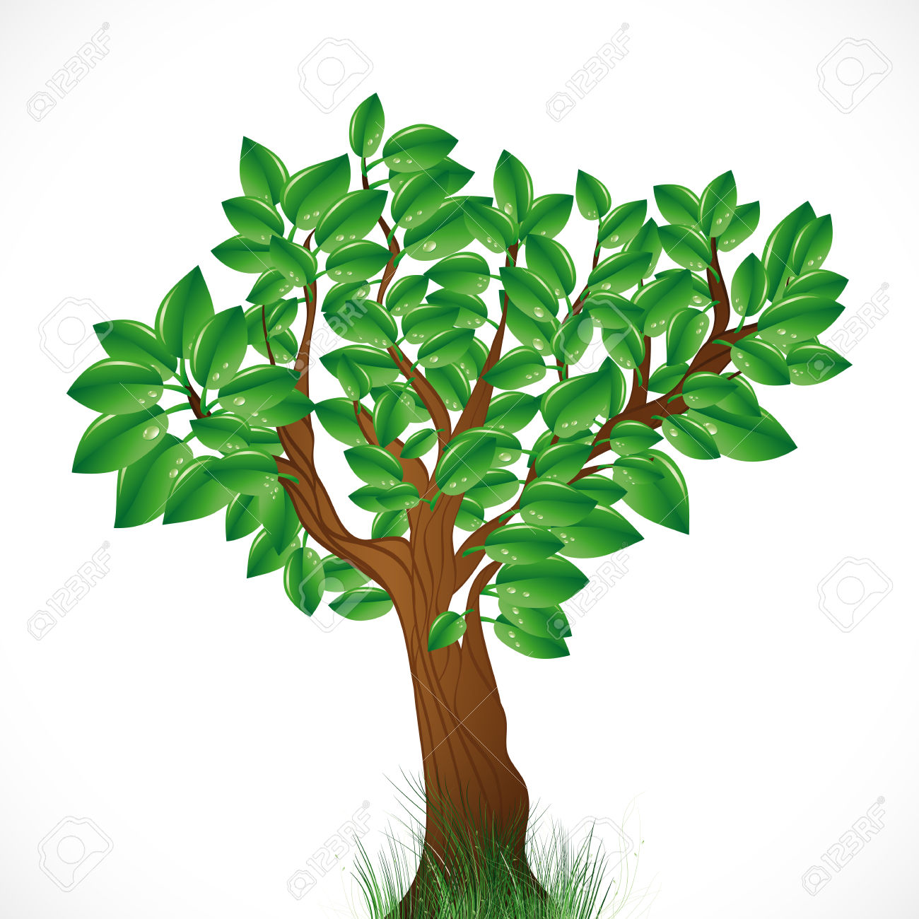 1300x1300 Tree Clipart Vector